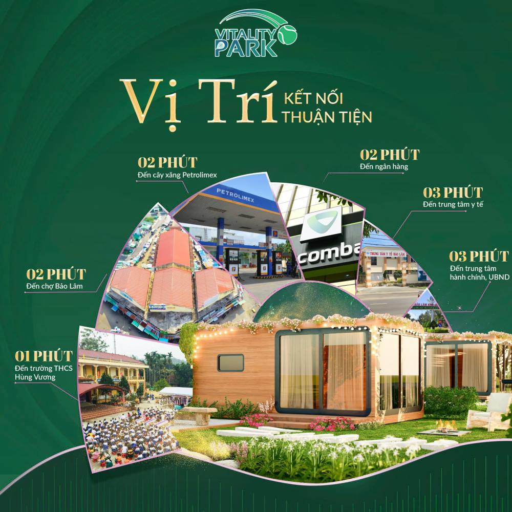 VITALITY PARK - CÔNG VIÊN SỨC SỐNG, MẶT TIỀN ĐƯỜNG 10M, CHỈ 5TR/MÉT, SỔ HỒNG SẴN, XÂY DỰNG TỰ DO. TẶNG NHÀ BUNGALOW NGHĨ DƯỠNG. 1726220909